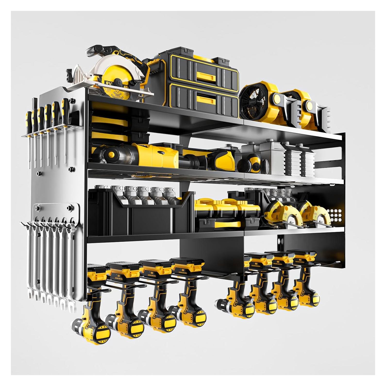 Organizador de Herramientas Oviitech Montaje en Pared 4 Niveles