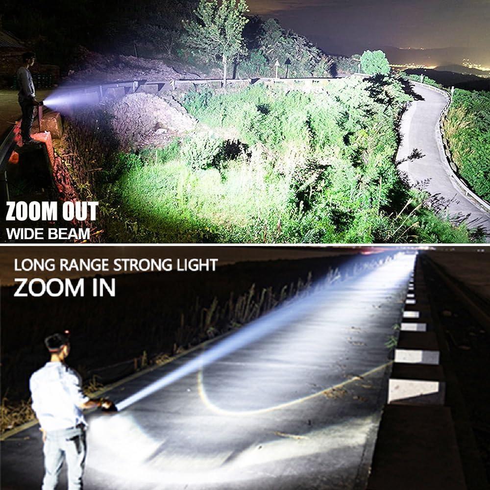 Linterna LED MODOAO 2000 Lúmenes Ajustable para Camping