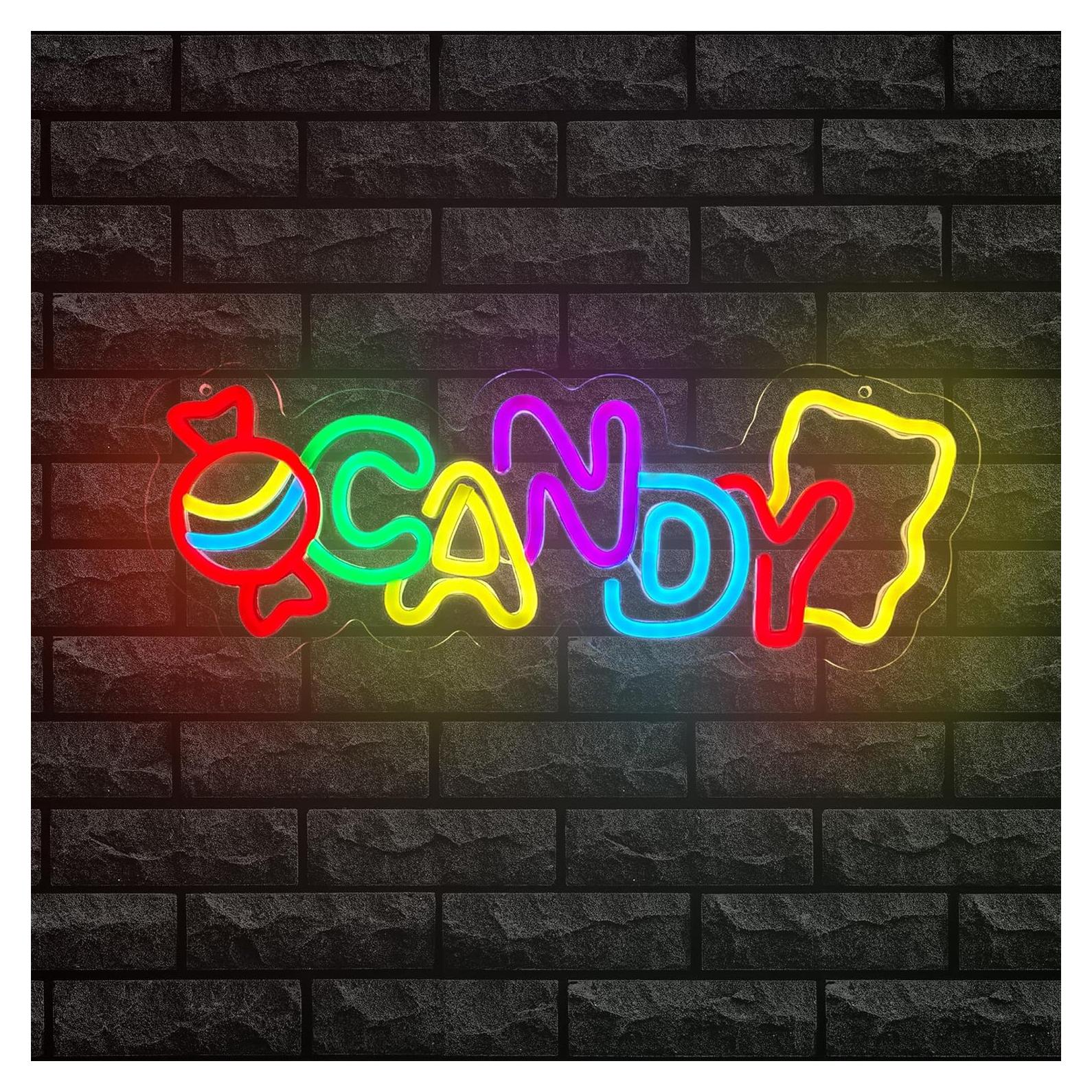 Cartel de Neón LED Dulce TAGEEKOO para Decoración Infantil