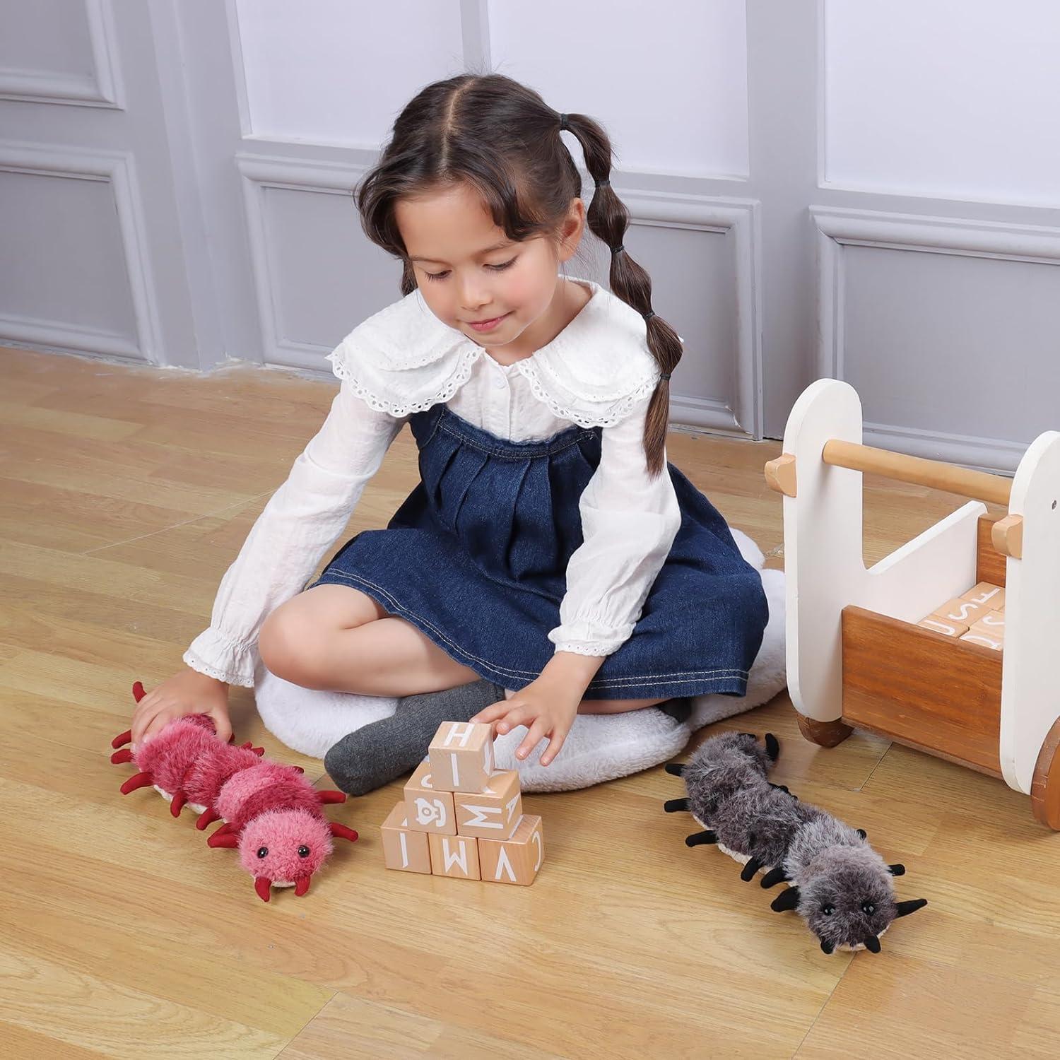 Cienpies de Peluche Negro Apricot Lamb 35.56 cm Suave