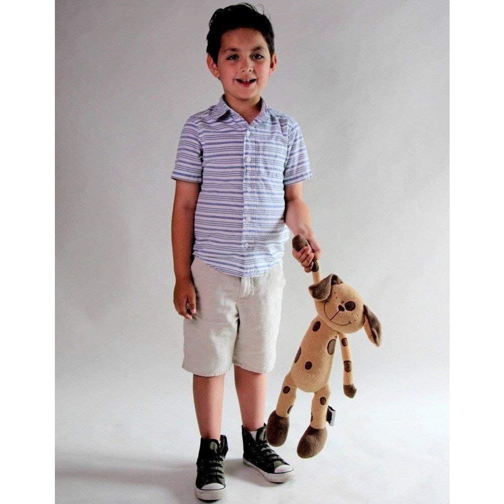 Perro de Peluche Moteado Marrón 38 cm - Uptown Toys