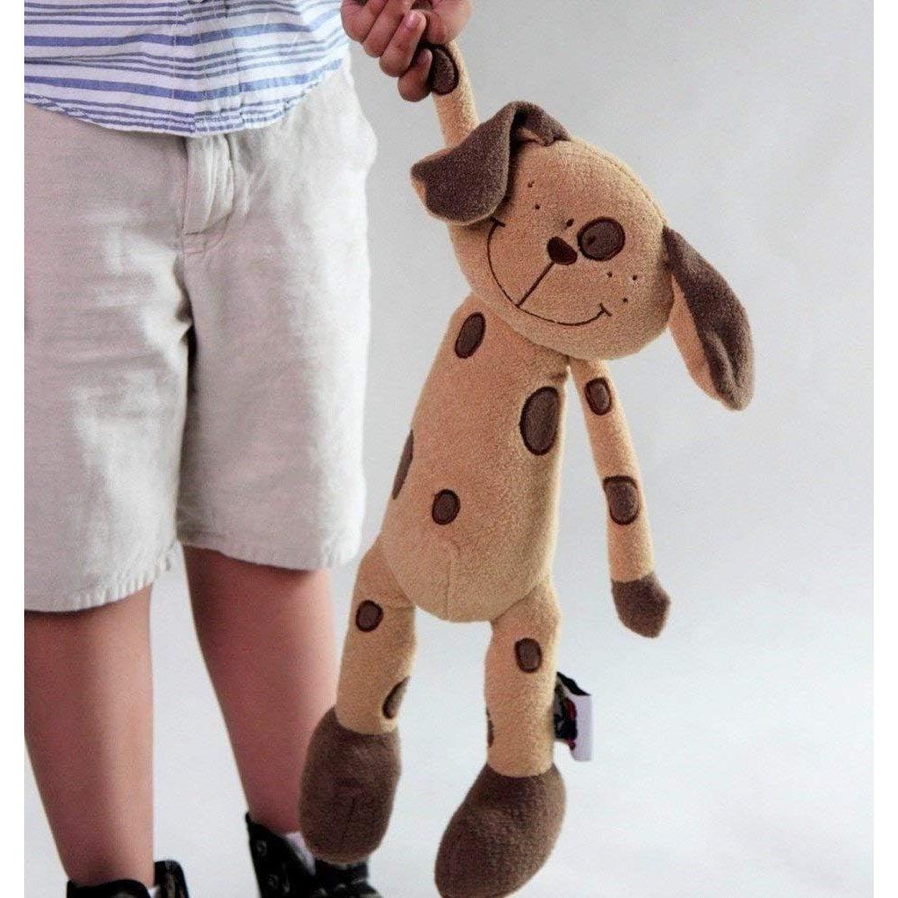 Perro de Peluche Moteado Marrón 38 cm - Uptown Toys