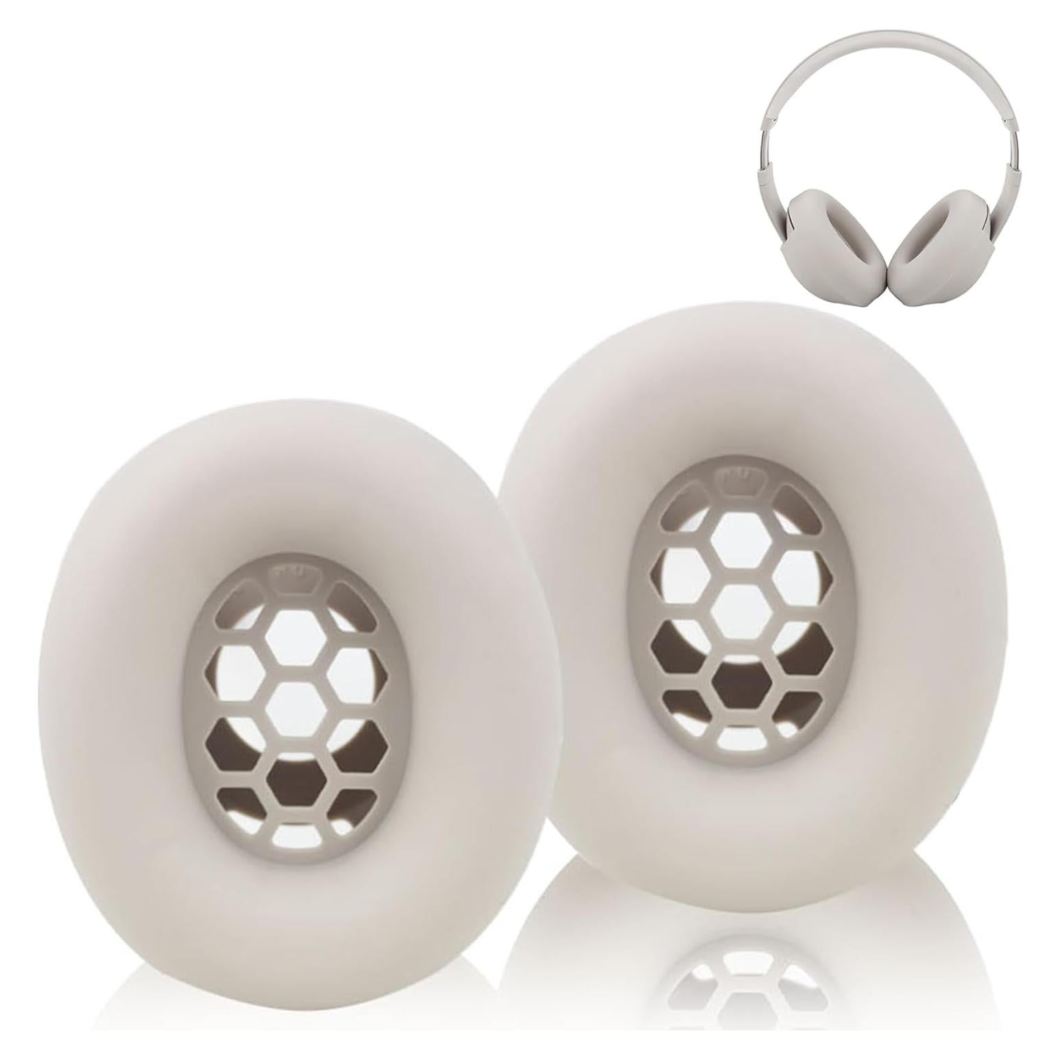 Cubiertas de almohadillas Aiivioll para auriculares Beats Studio Pro - Silicona lavable y resistente al sudor