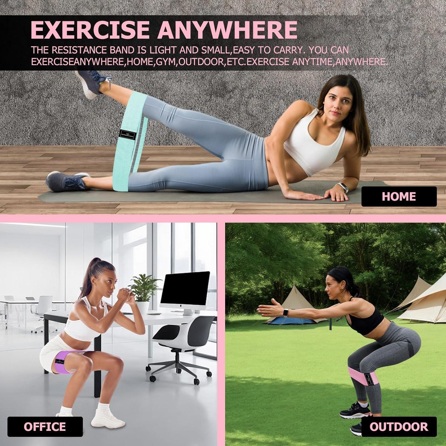 Juego de Bandas de Resistencia Kosair - 3 Niveles Antideslizantes