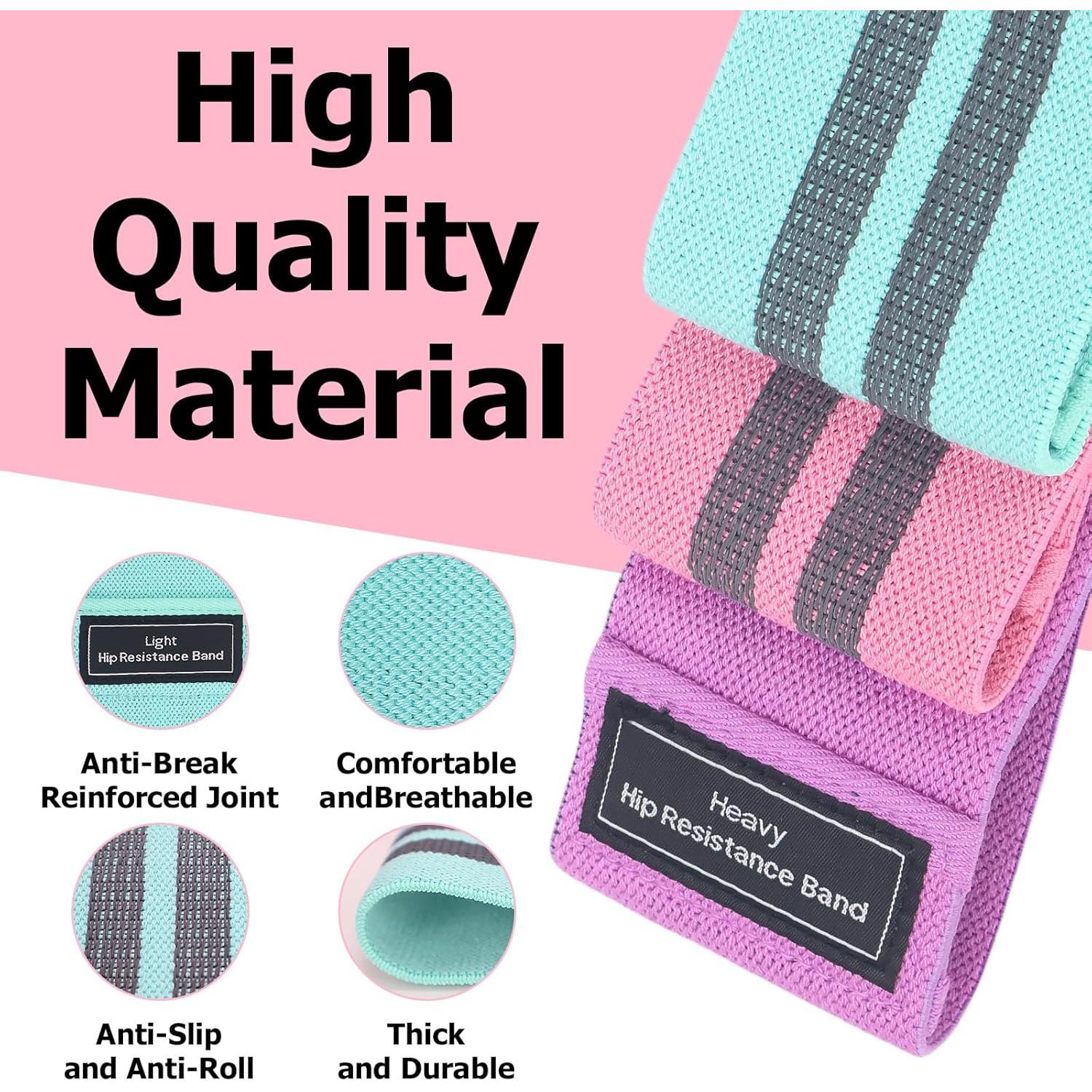 Juego de Bandas de Resistencia Kosair - 3 Niveles Antideslizantes