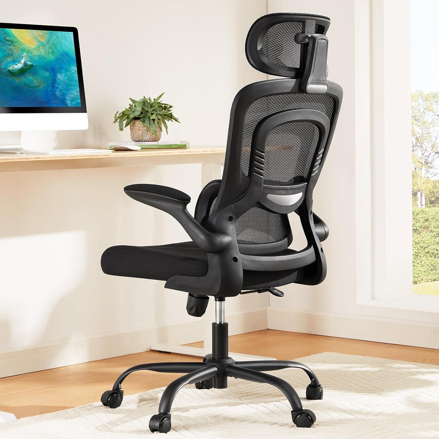 Silla de Oficina Ergonómica Marsail RM-MSOC24B con Soporte Lumbar