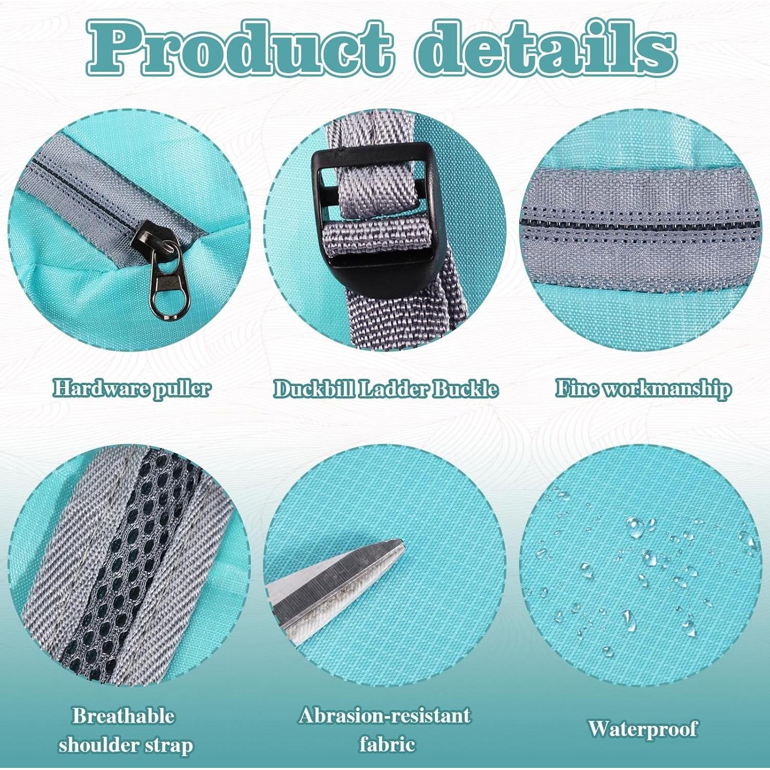 Mochila de Senderismo Plegable 15L Azul - Resistente al Agua