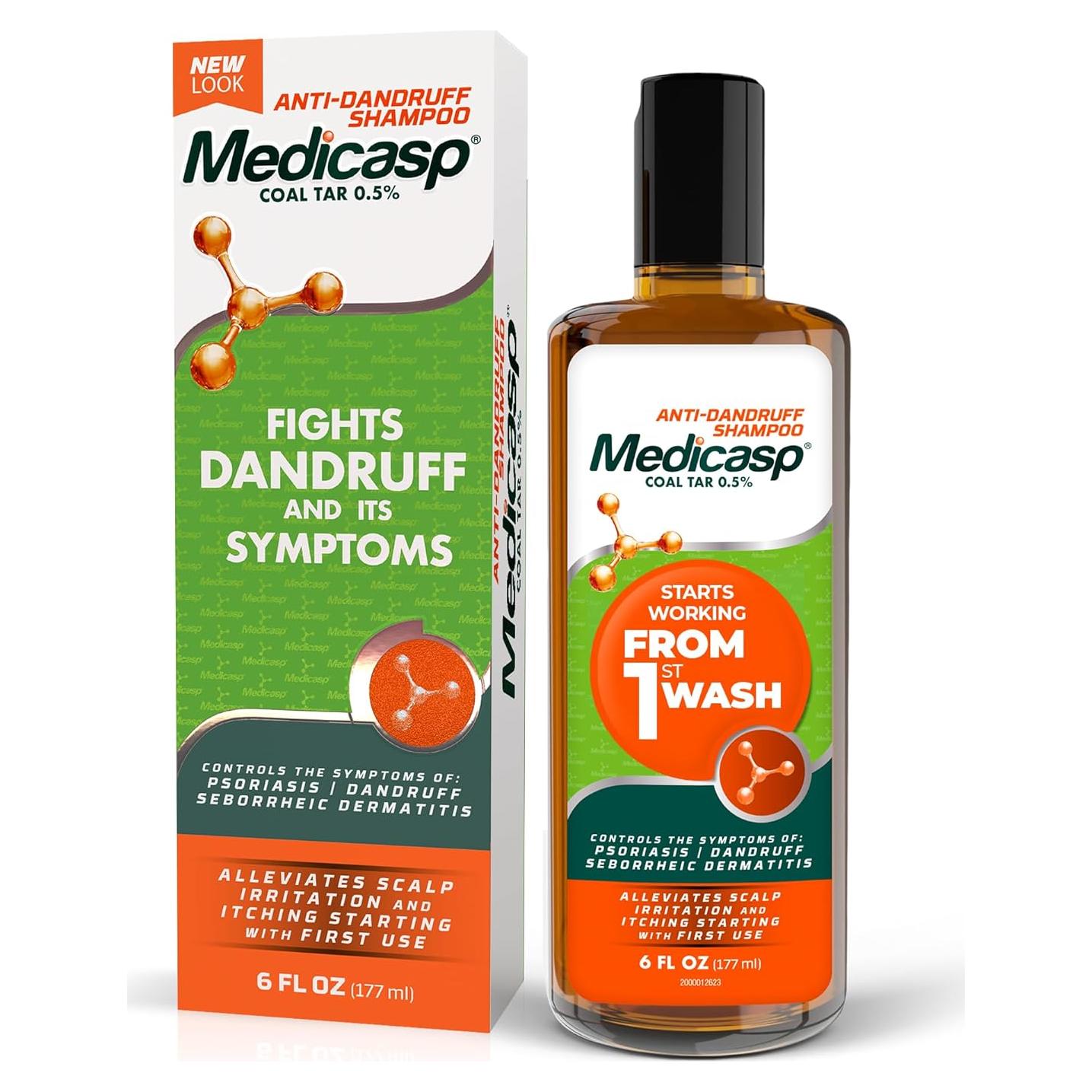 Champú Anticaspa Medicasp 177 ml con Alquitrán de Hulla