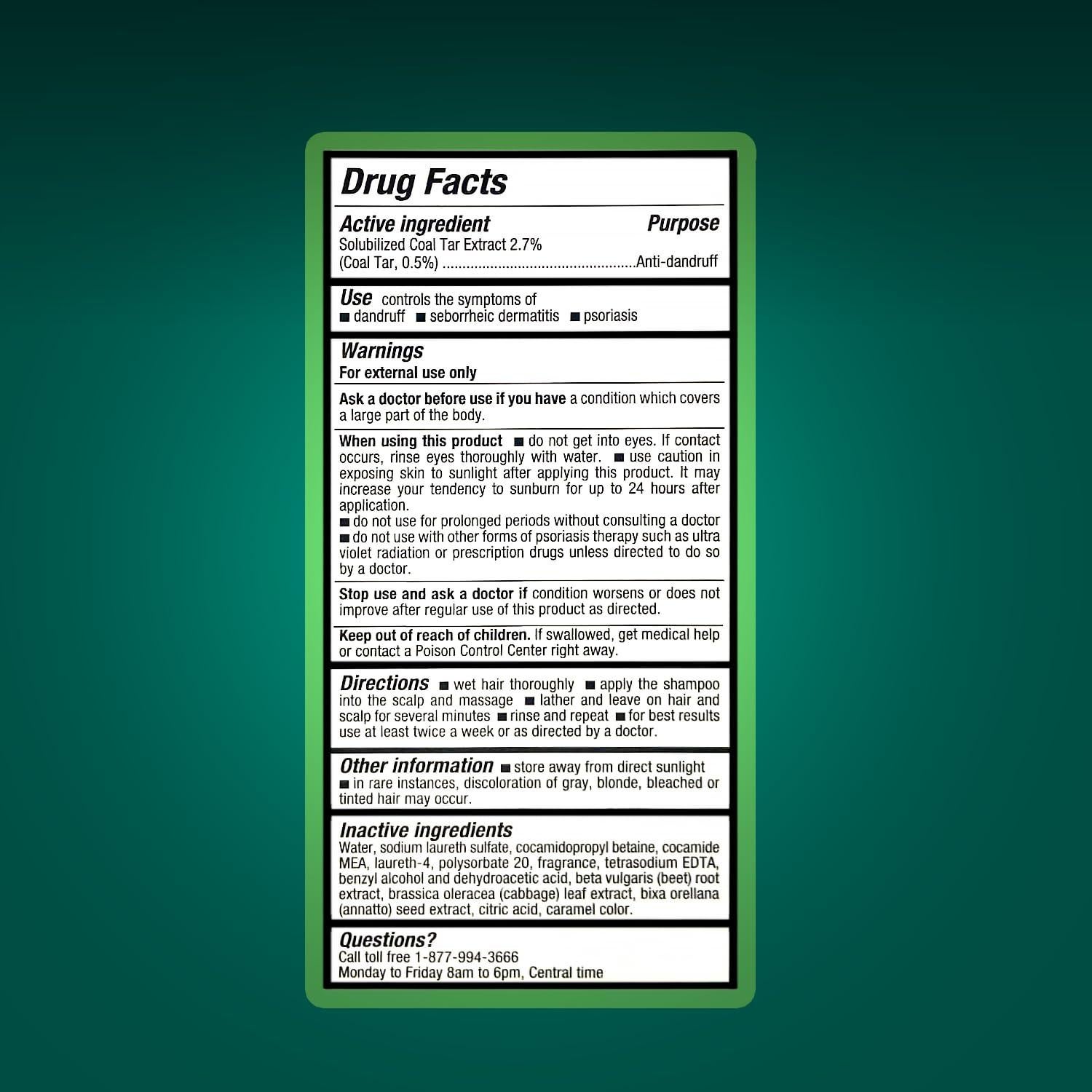 Champú Anticaspa Medicasp 177 ml con Alquitrán de Hulla