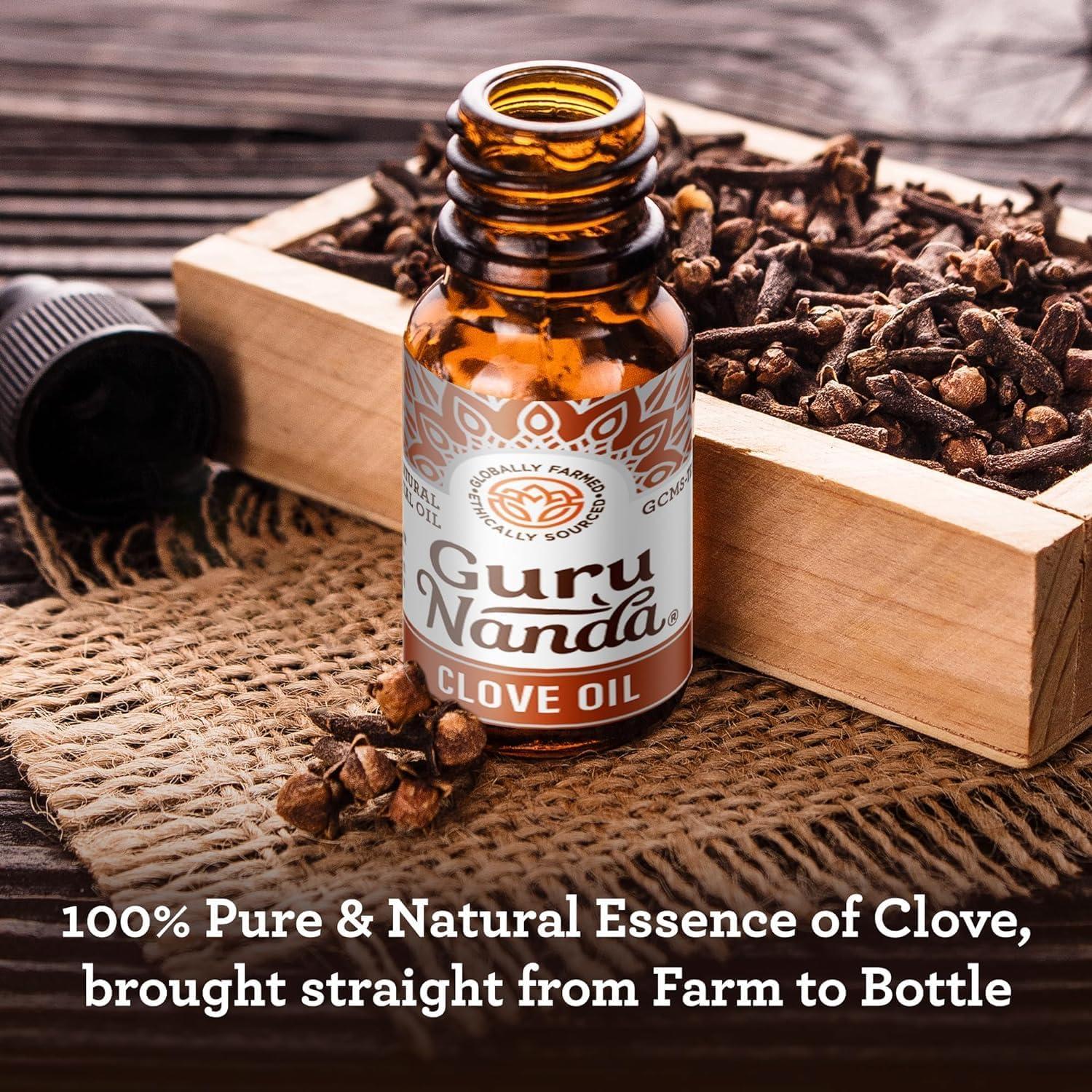Aceite Esencial de Clavo GuruNanda 15 ml - Puro y Natural