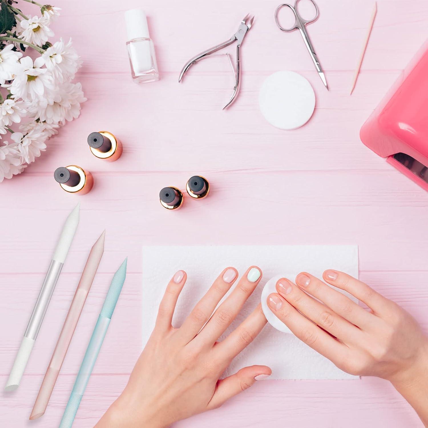 Juego de 3 Empujadores de Cutículas de Vidrio Mudder - Portátiles