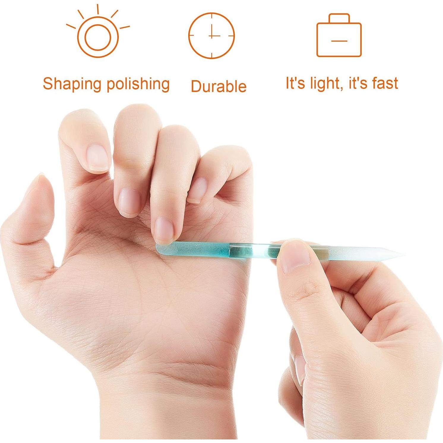 Juego de 3 Empujadores de Cutículas de Vidrio Mudder - Portátiles