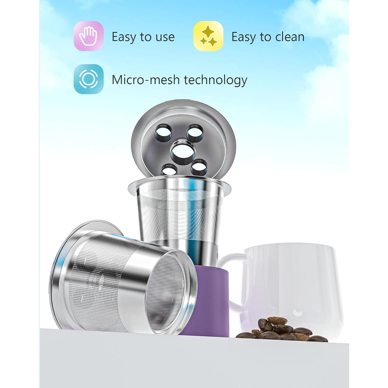 Cápsulas de café recargables YCXDZDG para Keurig 1.0 y 2.0