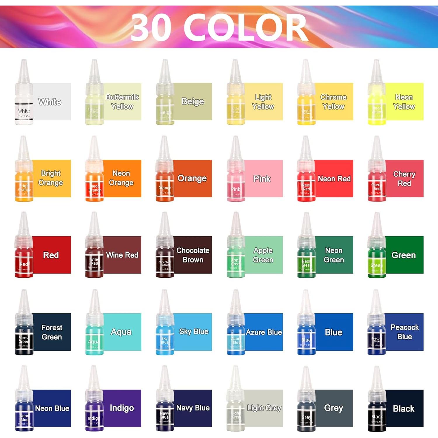 Pasta de Pigmento Ceya para Resina Epóxica 30 Colores 300ml