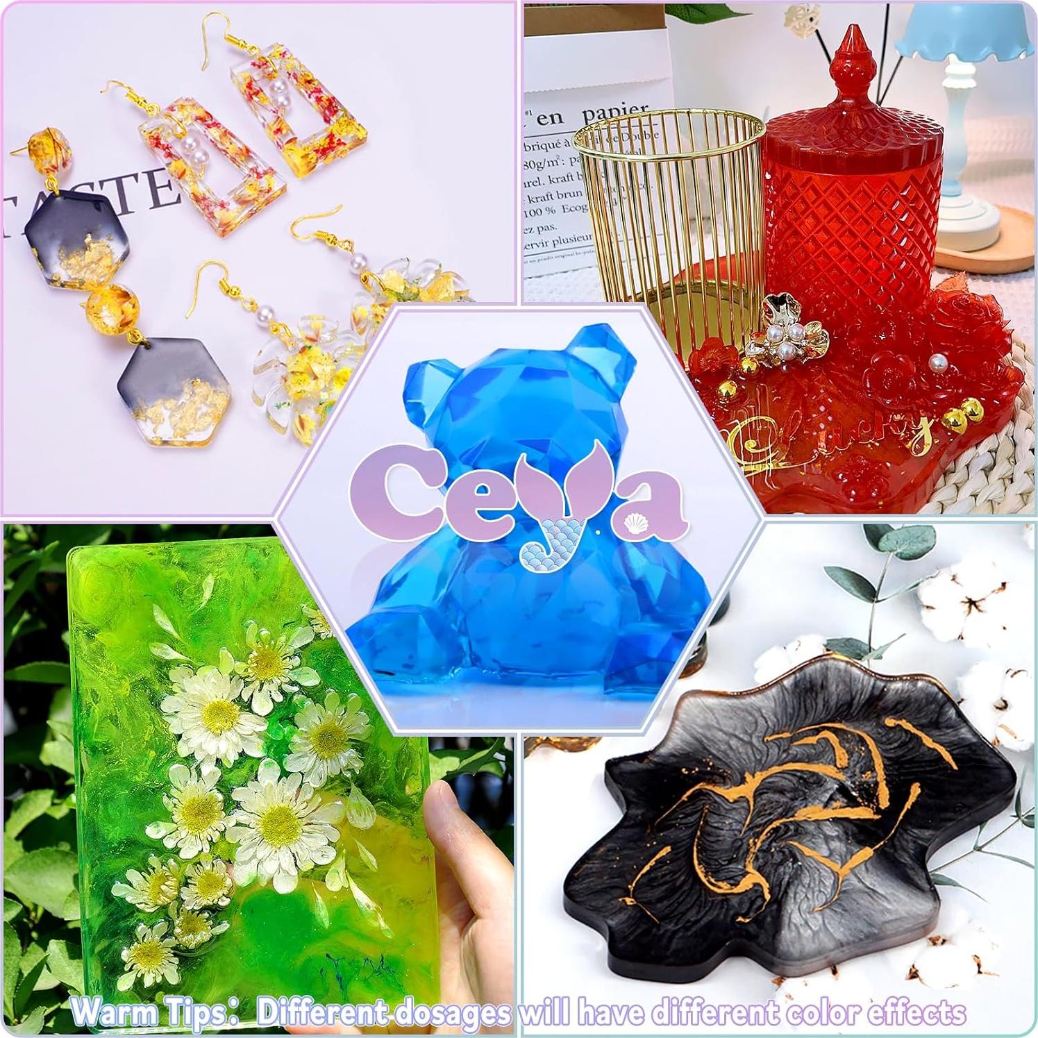 Pasta de Pigmento Ceya para Resina Epóxica 30 Colores 300ml