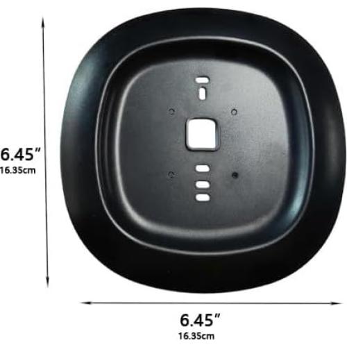 Placa de Montaje Decorativa Negra para Termostato Ecobee
