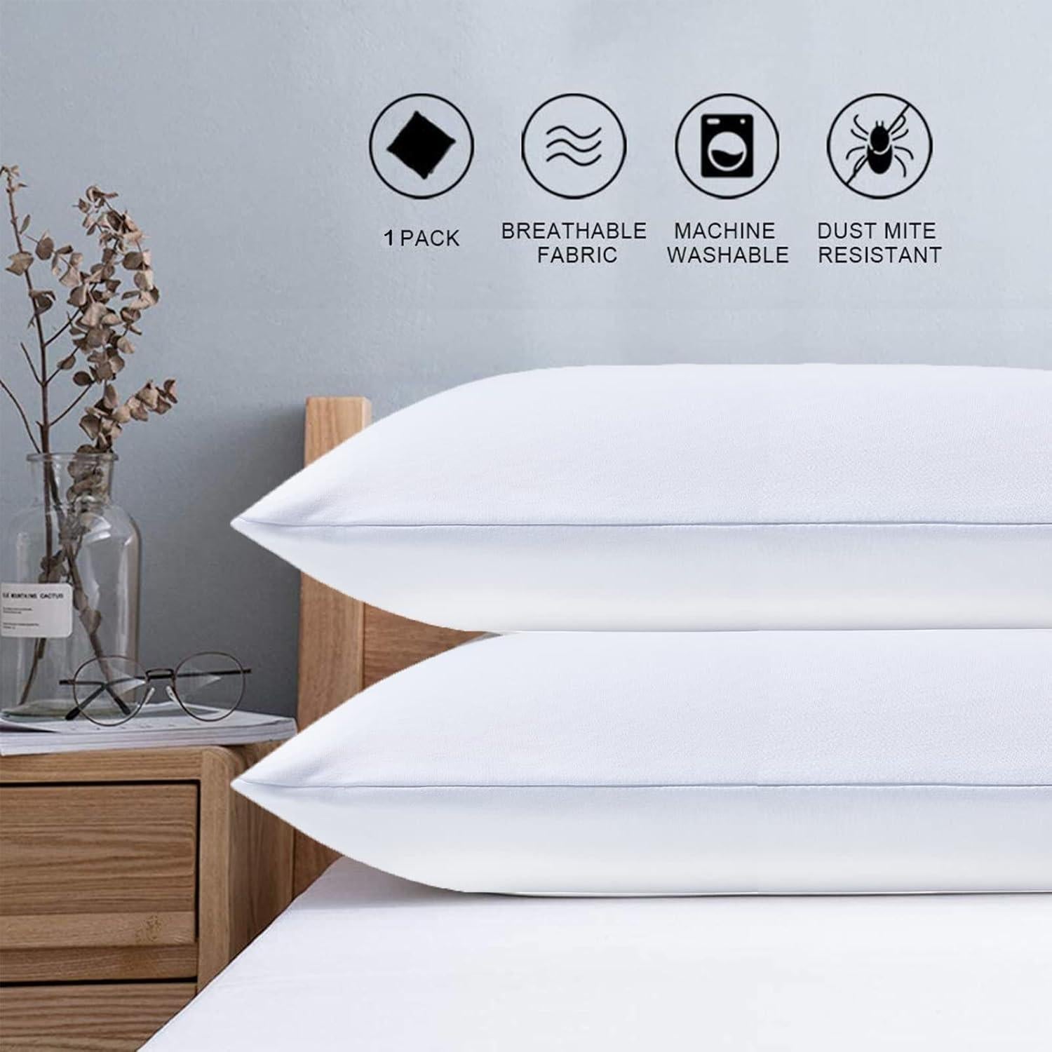 Almohada de Láttex Natural Kiss Dream 60x40cm Extra Suave