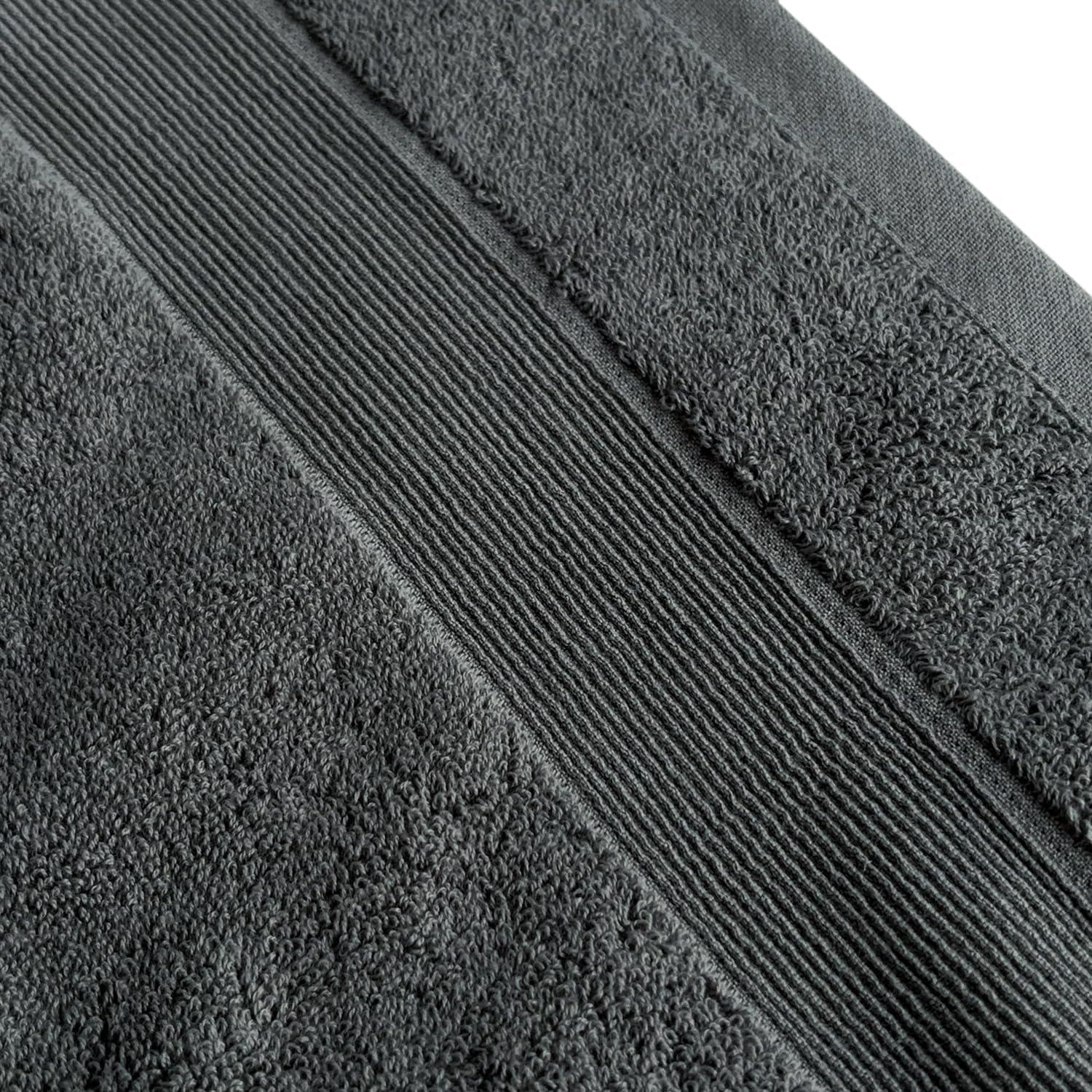 Juego de Toallas 8 Piezas Vacilandia 100% Algodón Gris Oscuro