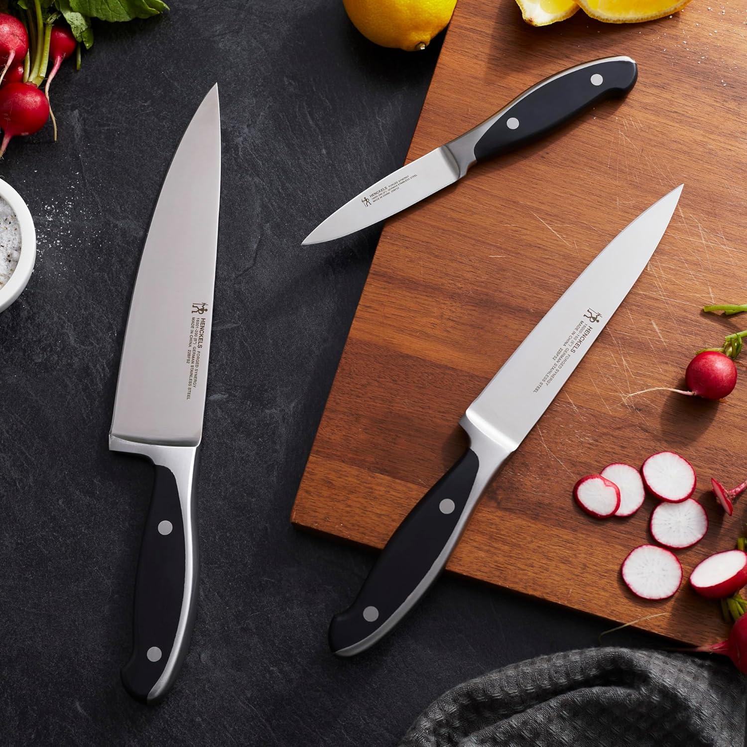Juego de cuchillos de cocina 3 piezas Henckels Forjados