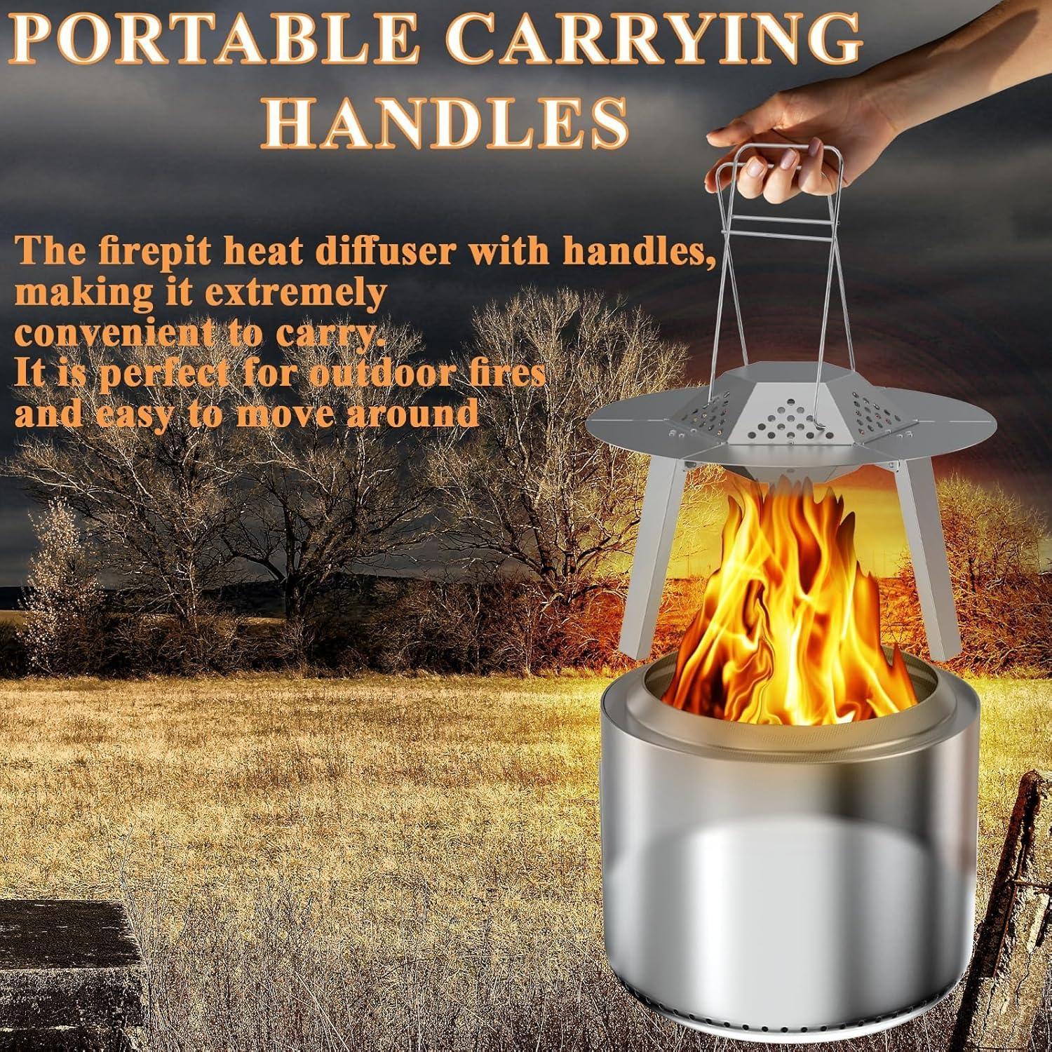 Deflector de Calor BQMAX para Fogata Solo Stove Ranger 15 cm