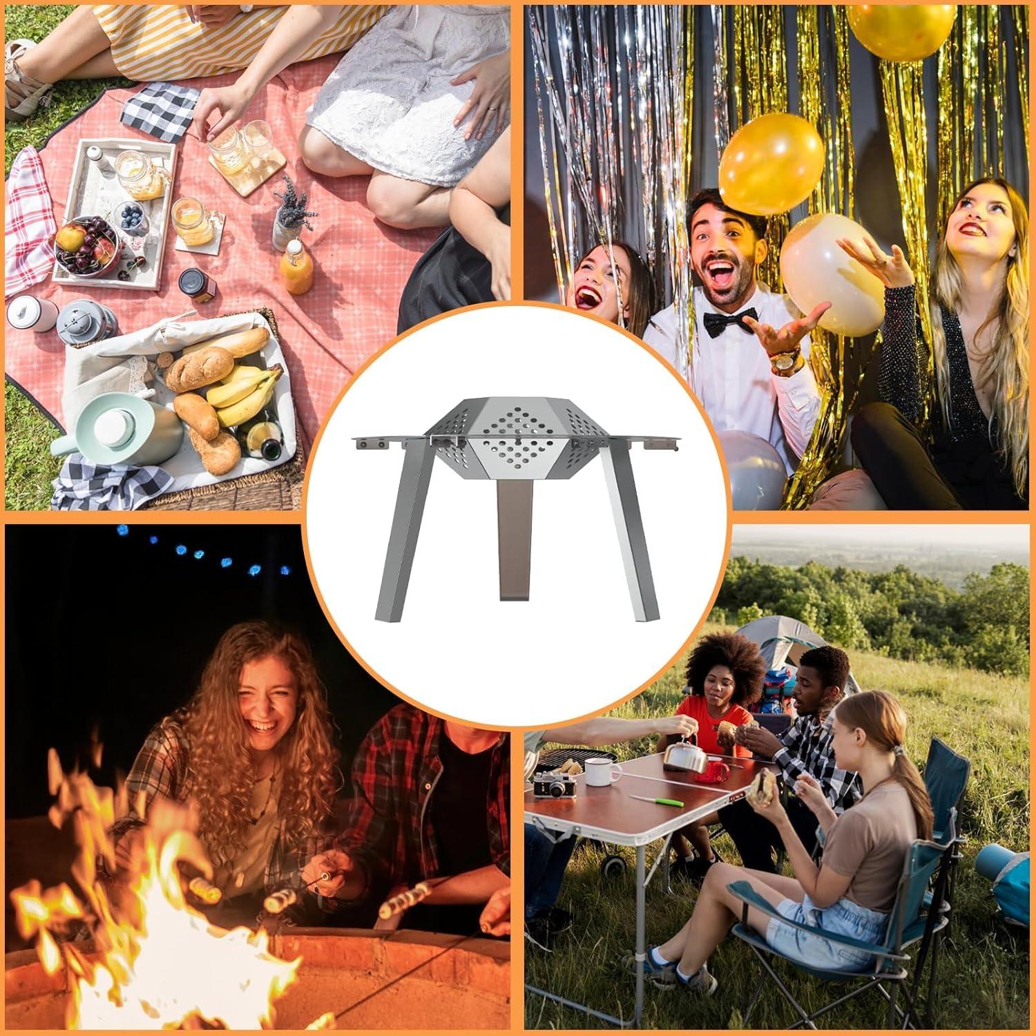 Deflector de Calor BQMAX para Fogata Solo Stove Ranger 15 cm