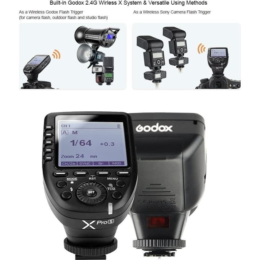Disparador de Flash Inalámbrico Godox Xpro-S para Sony TTL