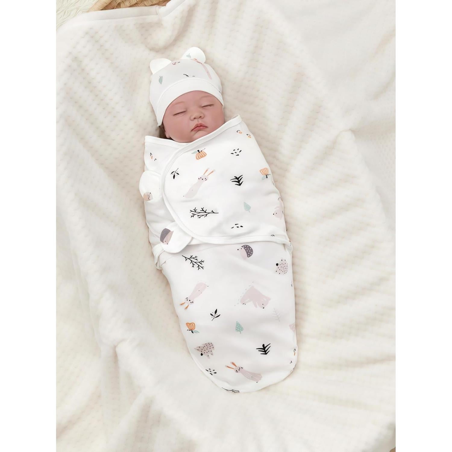 Paquete de 3 Sacos de Sueño Orgánicos SEVDO para Bebés 0-3 Meses