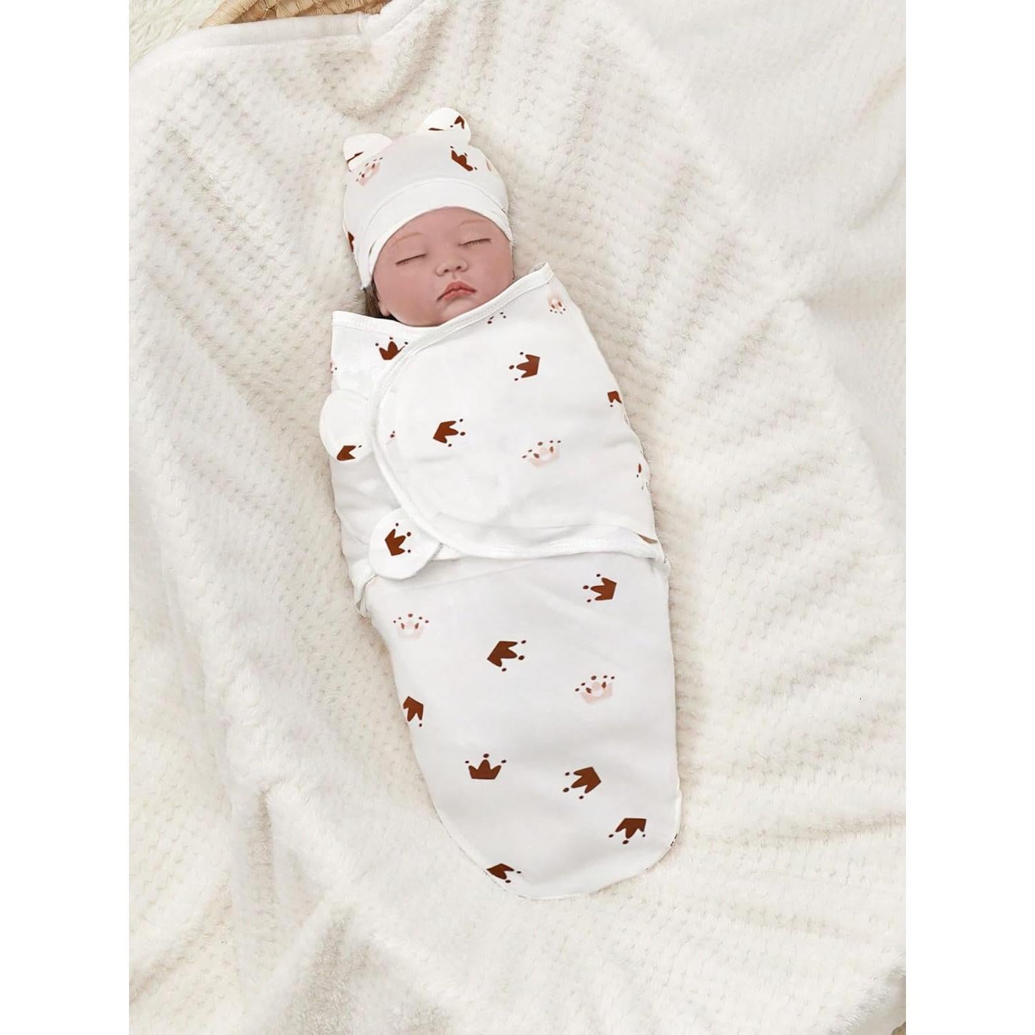 Paquete de 3 Sacos de Sueño Orgánicos SEVDO para Bebés 0-3 Meses