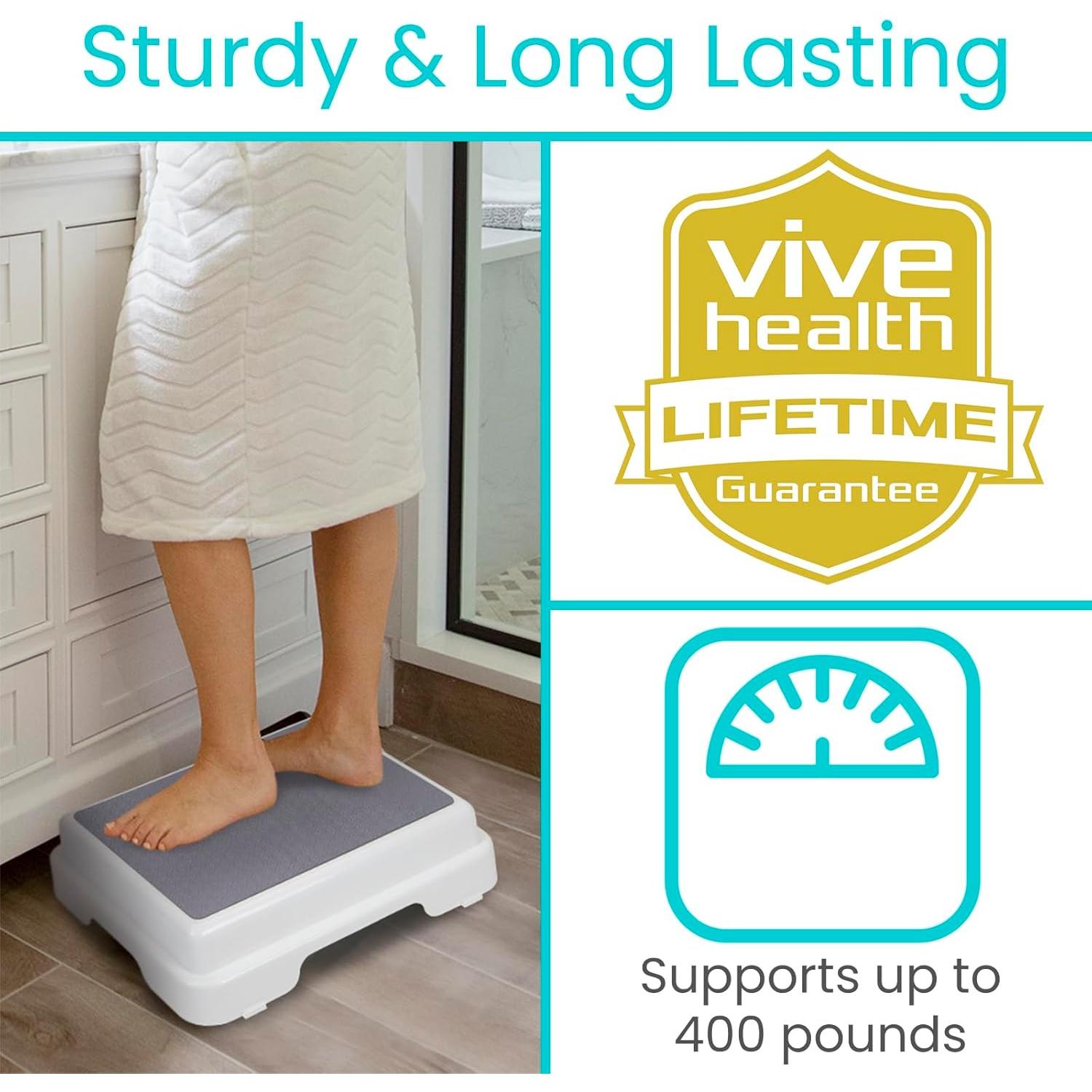 Escalón de Baño Antideslizante Vive 11.43 cm - Apilable