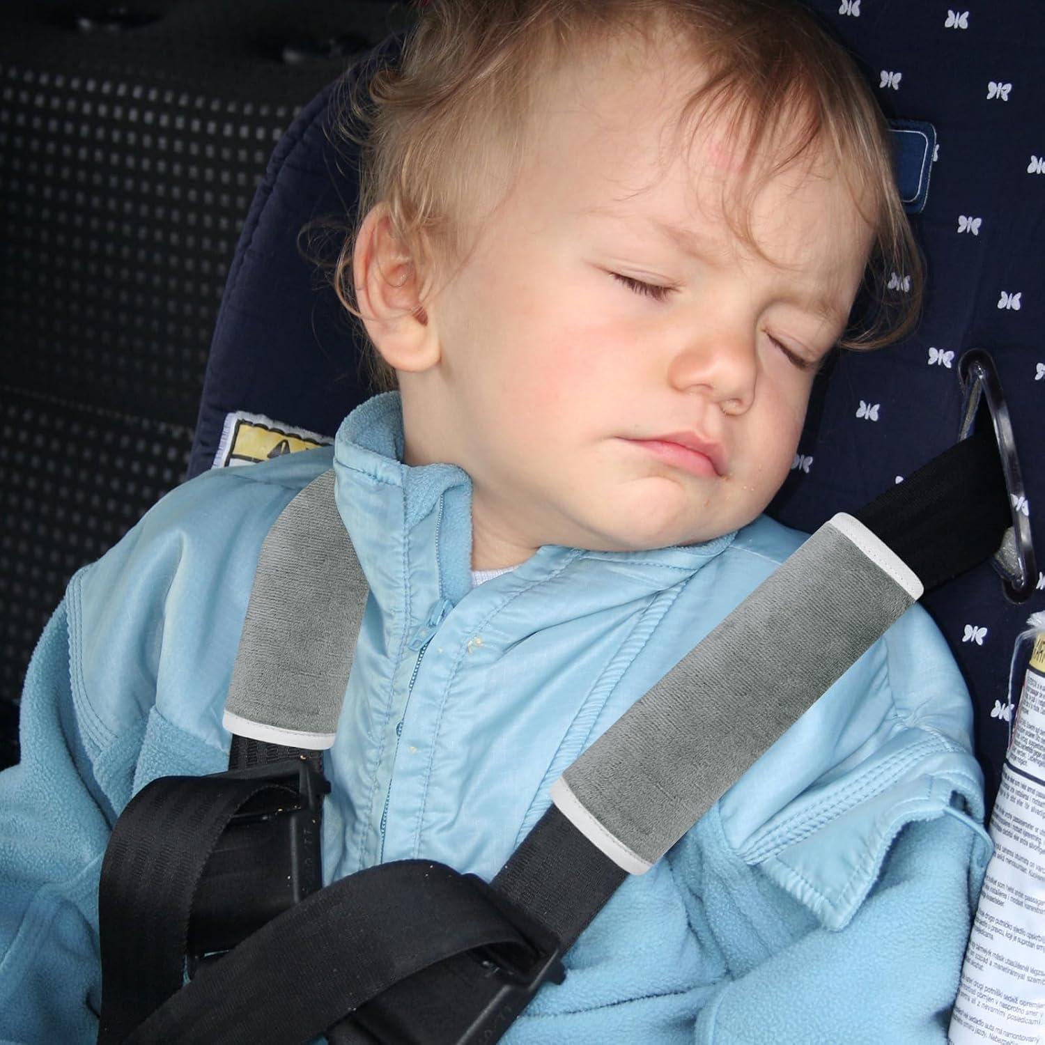 Funda de Cuello para Asiento de Coche Niños DM-017 Gris Oscuro