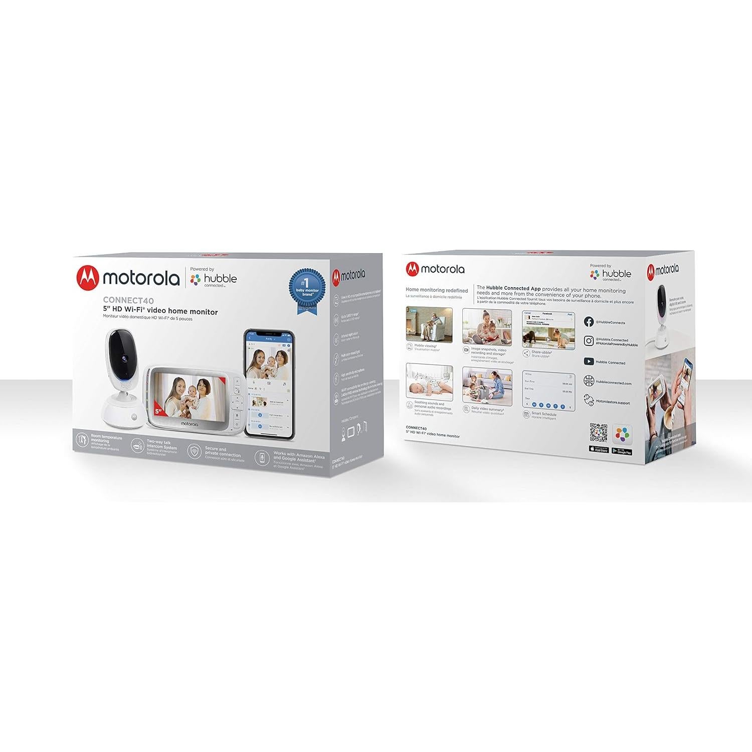 Monitor de Bebé Motorola CONNECT40 con Pantalla 5"