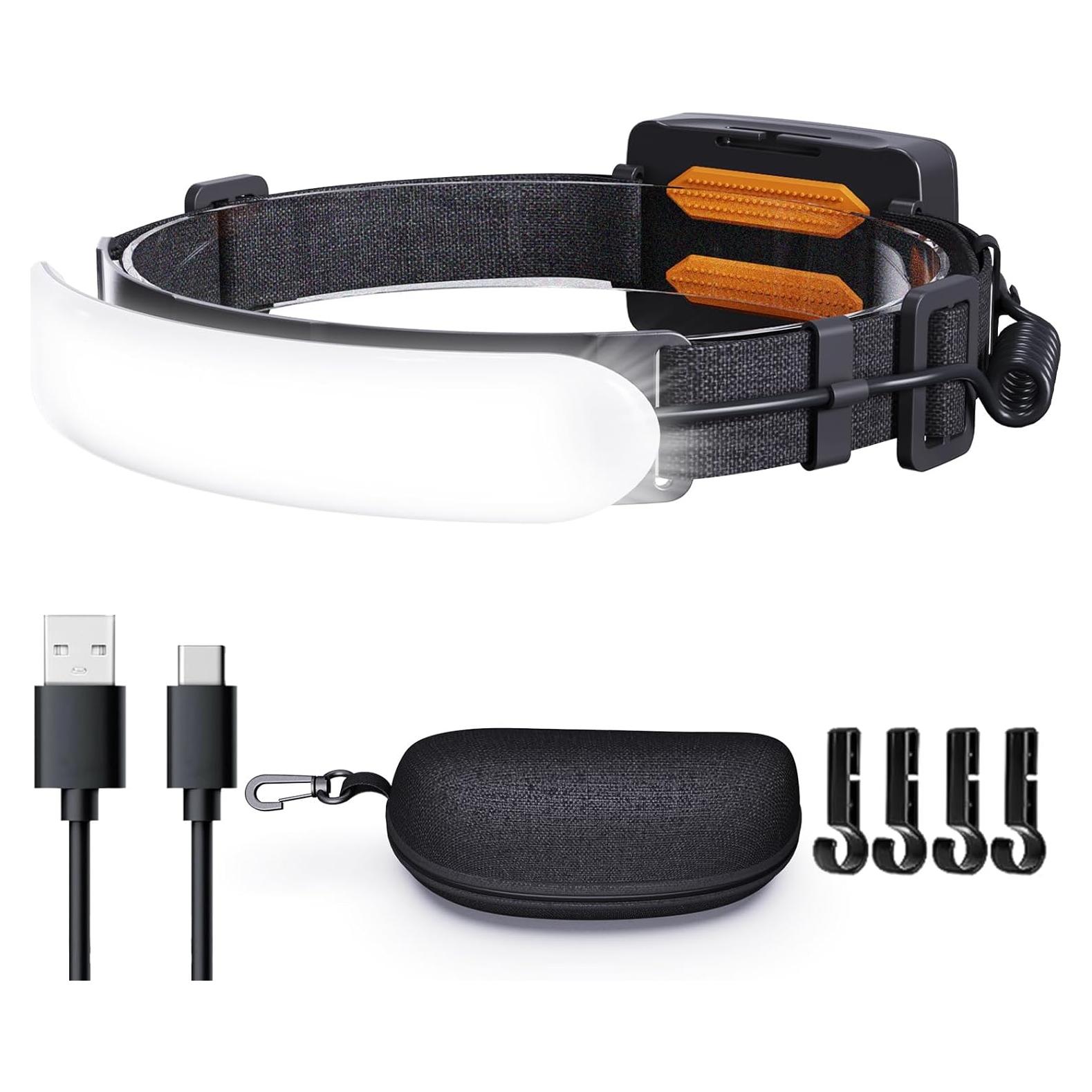 Linterna Frontal Recargable SVSVIIO 7500mAh 1500 Lúmenes IPX6