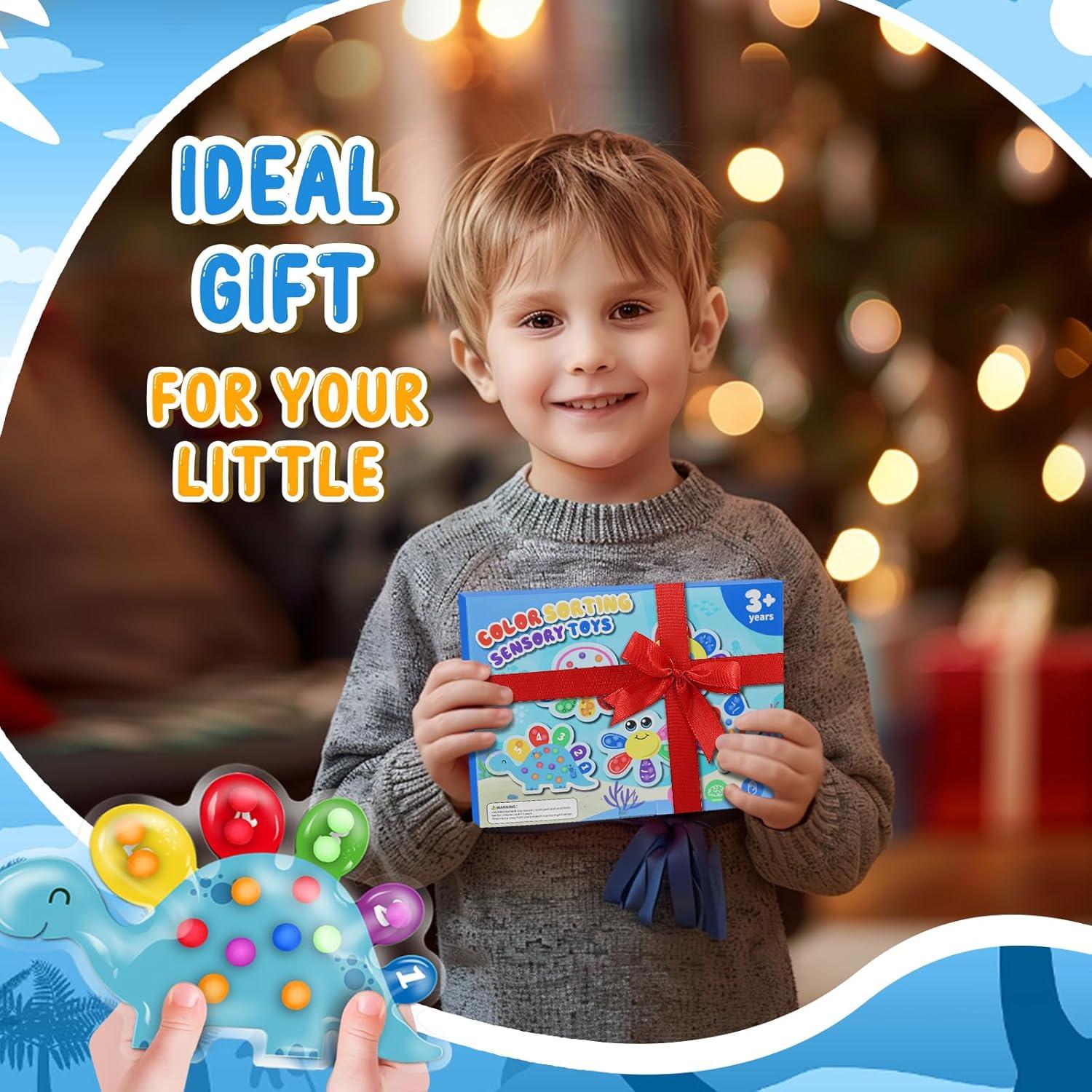 Juguete Sensorial de Clasificación de Colores JOSEN Dinosaurio