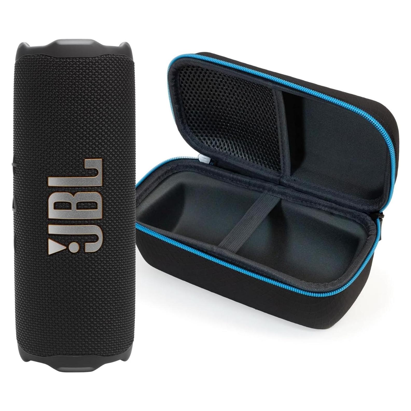 Altavoz Bluetooth JBL Flip 7 Negro + Funda Dura Protectora