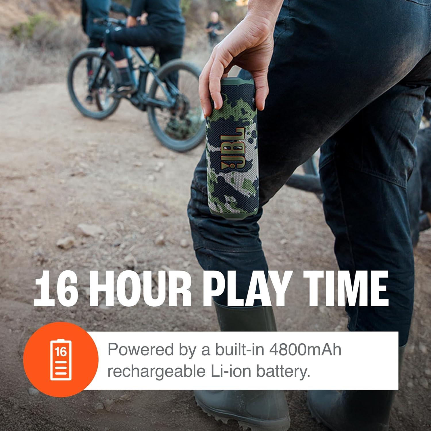 Altavoz Bluetooth JBL Flip 7 Negro + Funda Dura Protectora