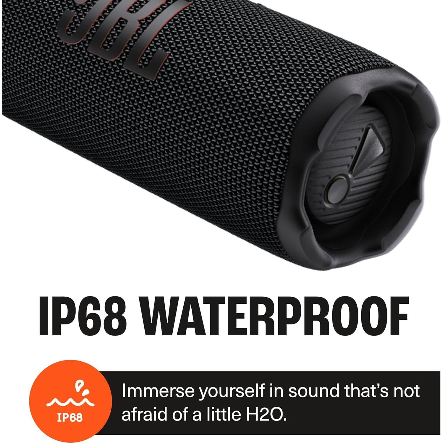 Altavoz Bluetooth JBL Flip 7 Negro + Funda Dura Protectora