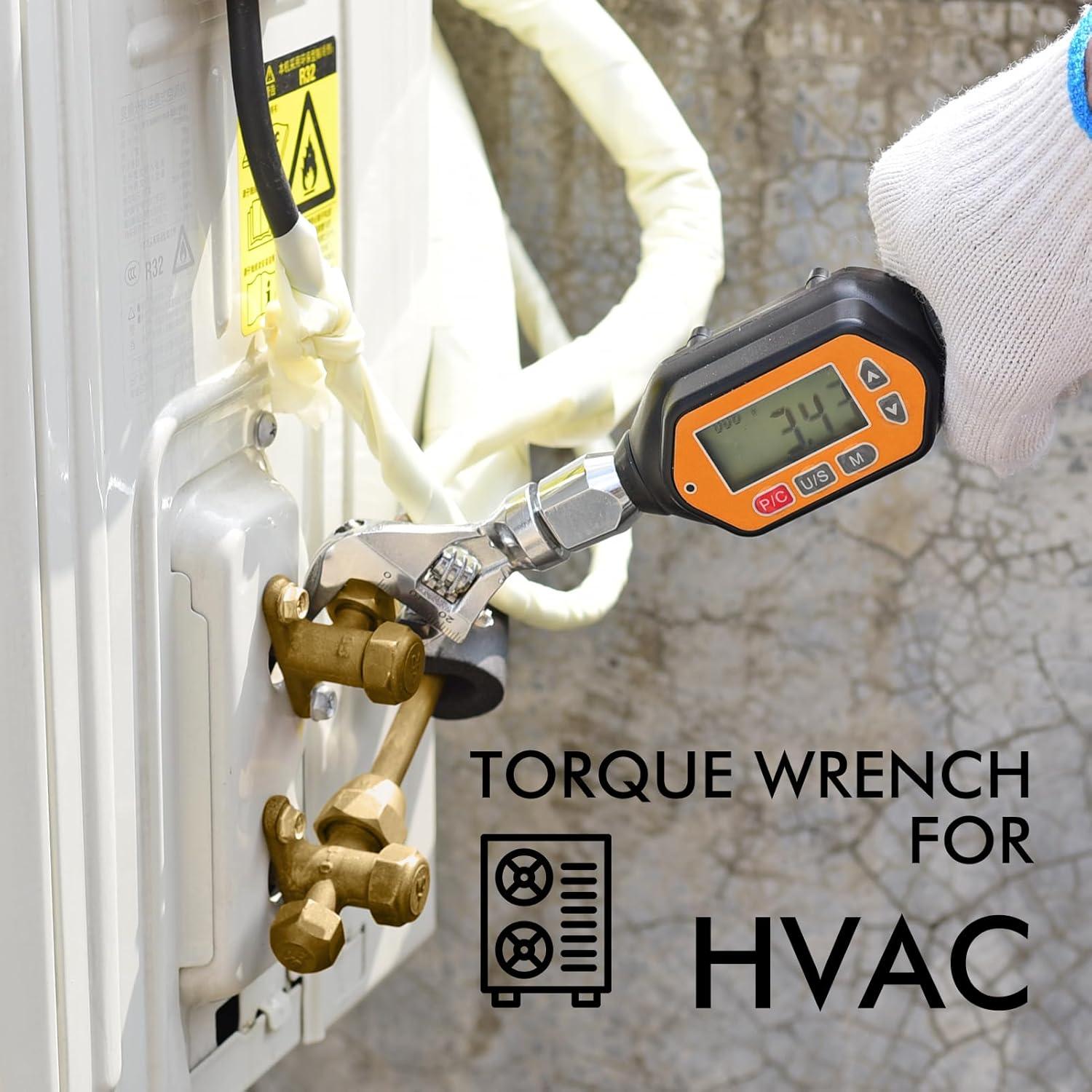 Llave de Torque Digital Wanlvkang 1-30 Nm Cabeza Abierta 25mm