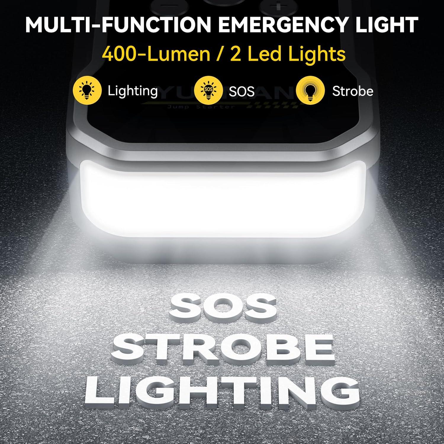 Arrancador de Salto YUSMAN 6000A con Compresor 150PSI