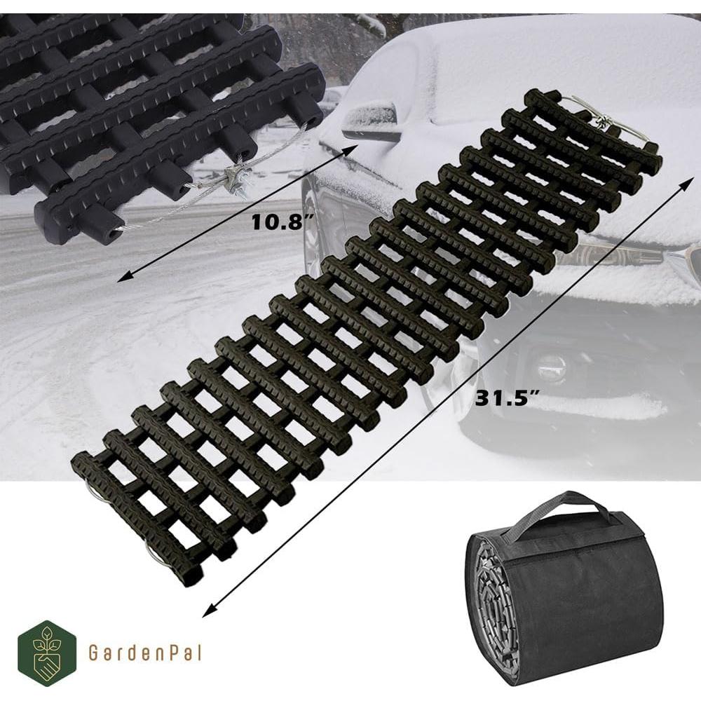 Alfombrillas de Tracción GardenPal 80 cm - 2 Piezas para Neumáticos