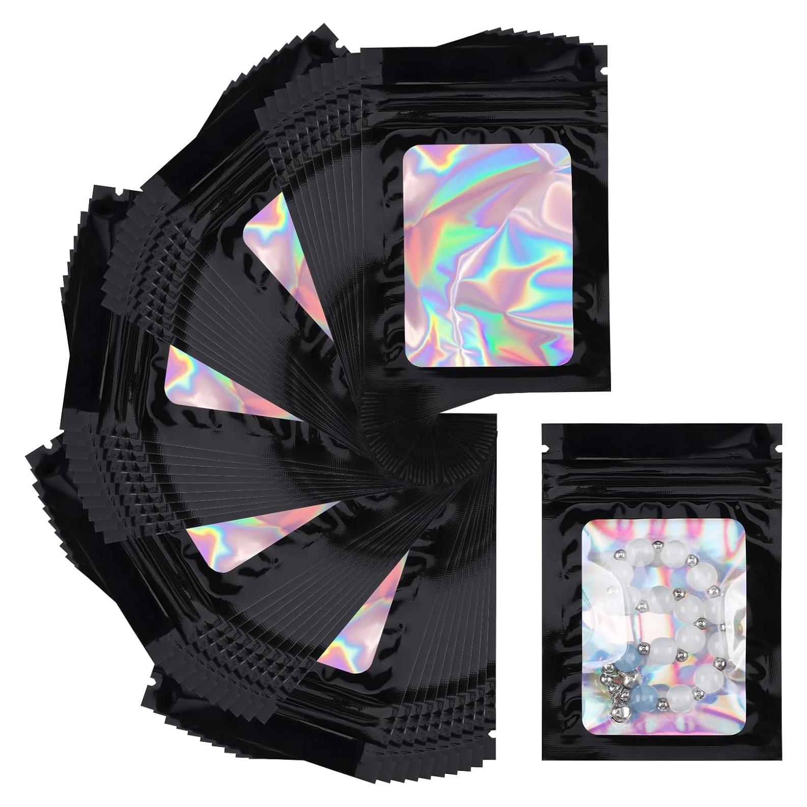 Bolsas Mylar Pequeñas Svaldo 100 Unidades 6x7 cm Resealable