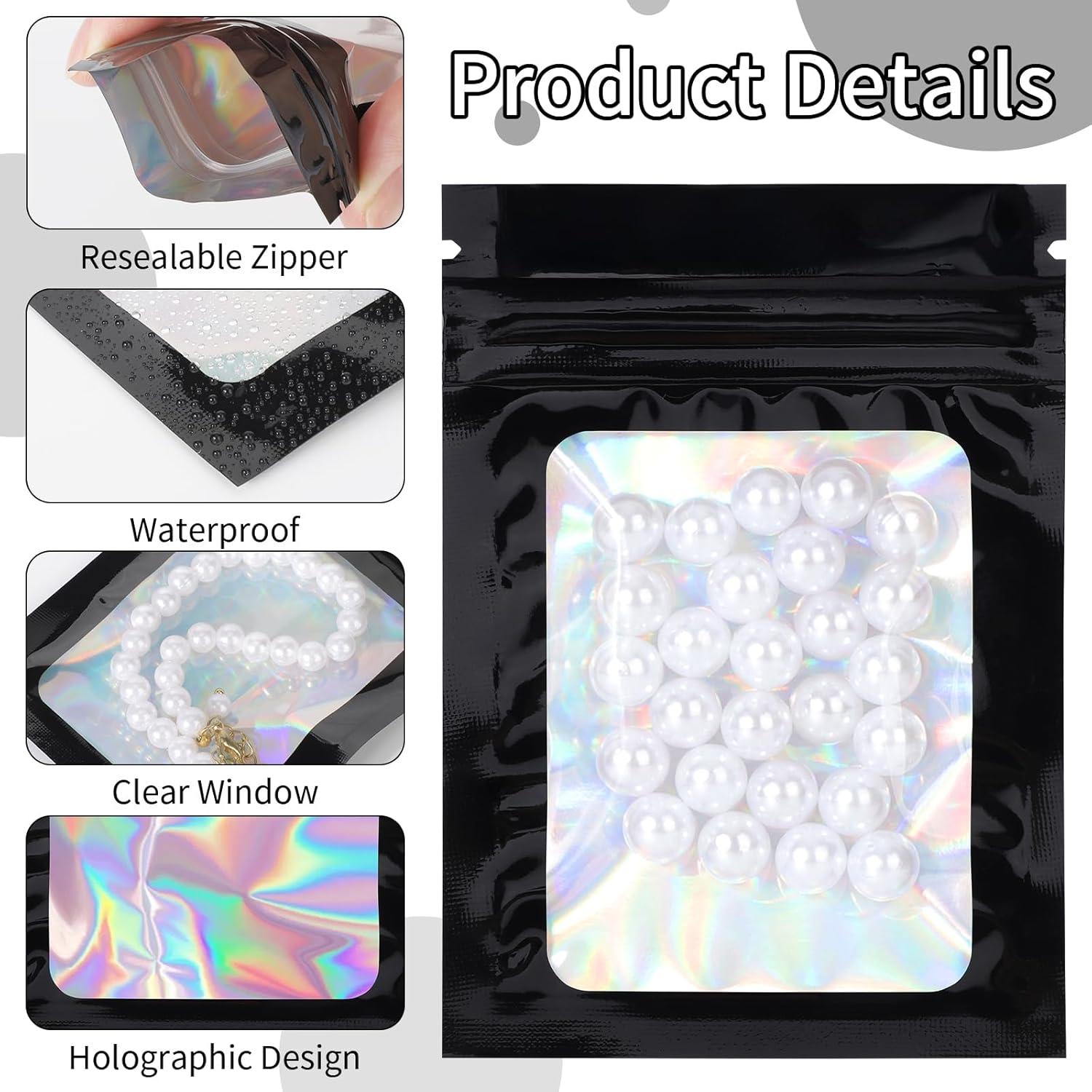 Bolsas Mylar Pequeñas Svaldo 100 Unidades 6x7 cm Resealable