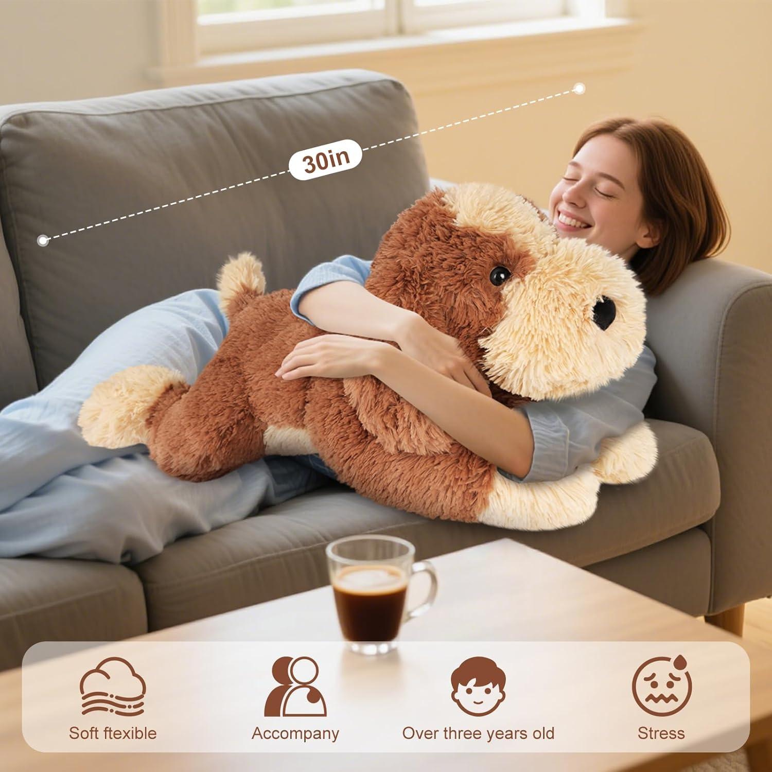 Animal de Peluche Perro Grande 76 cm SuzziPals - Suave y Abrazable