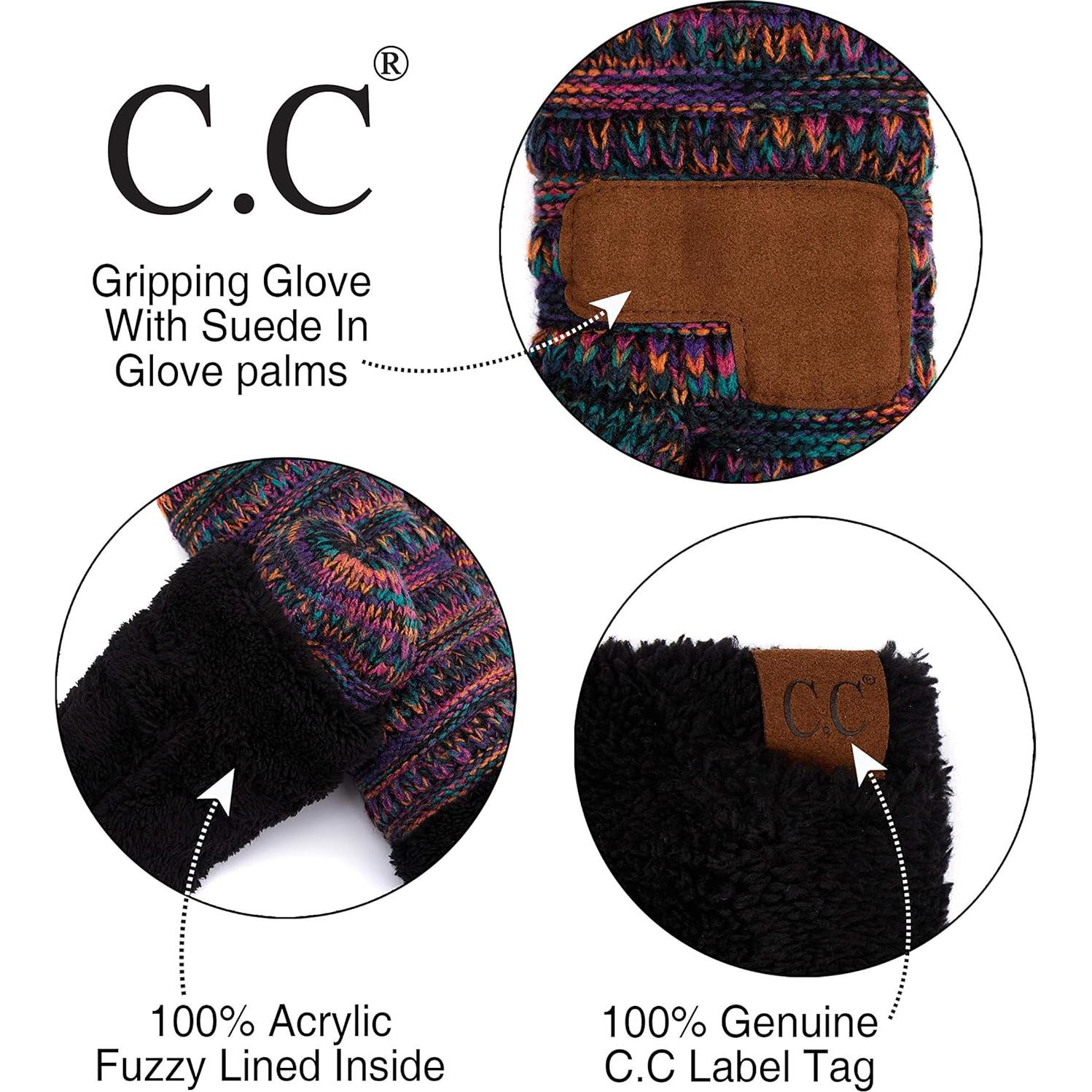 Gorro Beanie C.C. Exclusivos Color Sólido para Mujer