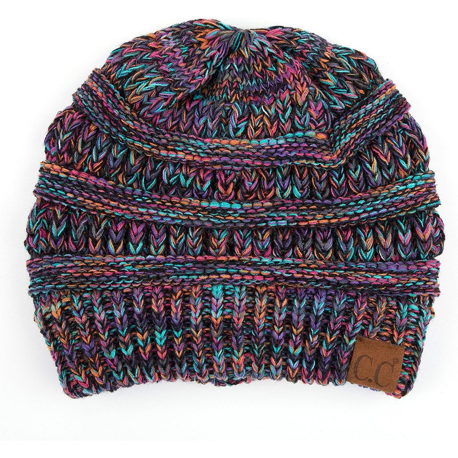 Gorro Beanie C.C. Exclusivos Color Sólido para Mujer