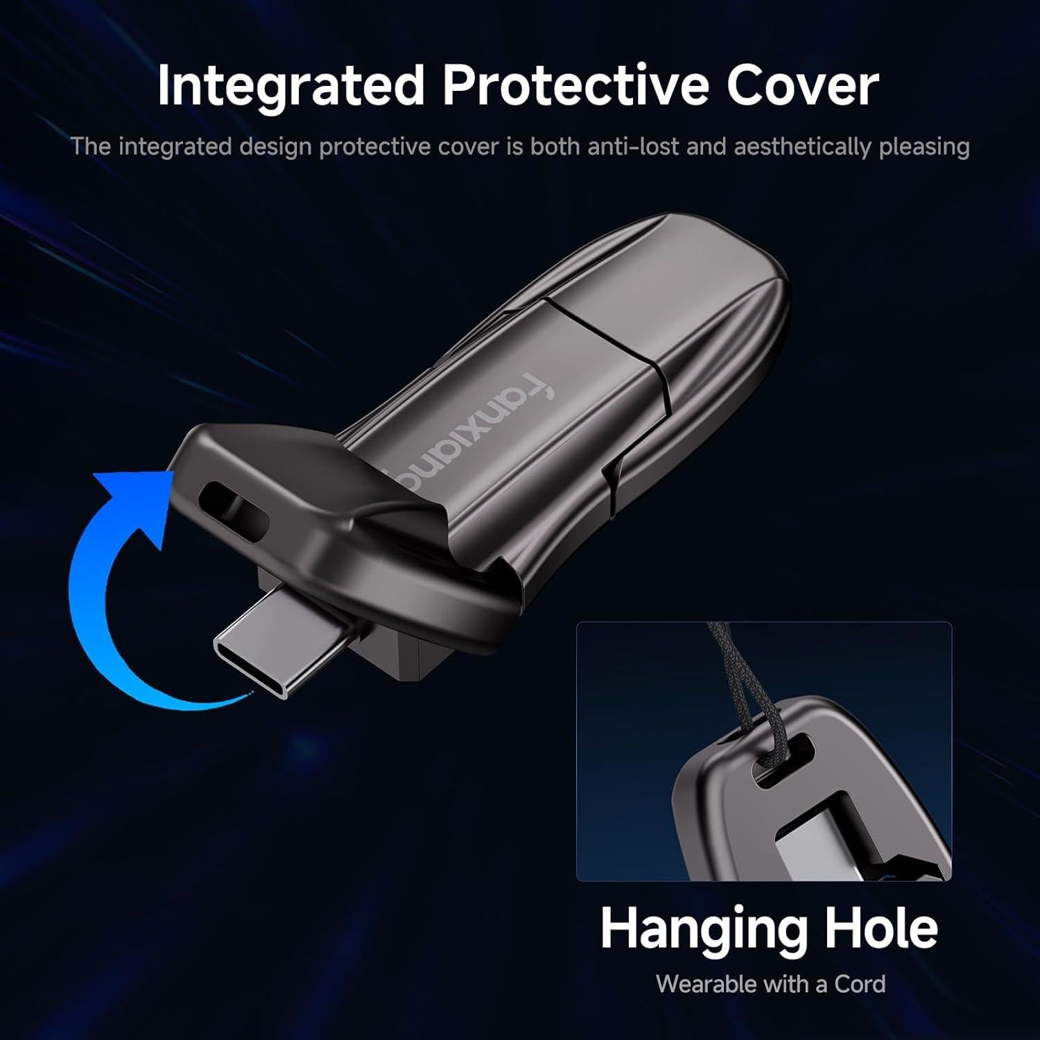 Unidad Flash Fanxiang 512GB USB 3.2 Gen2 Doble Tipo C