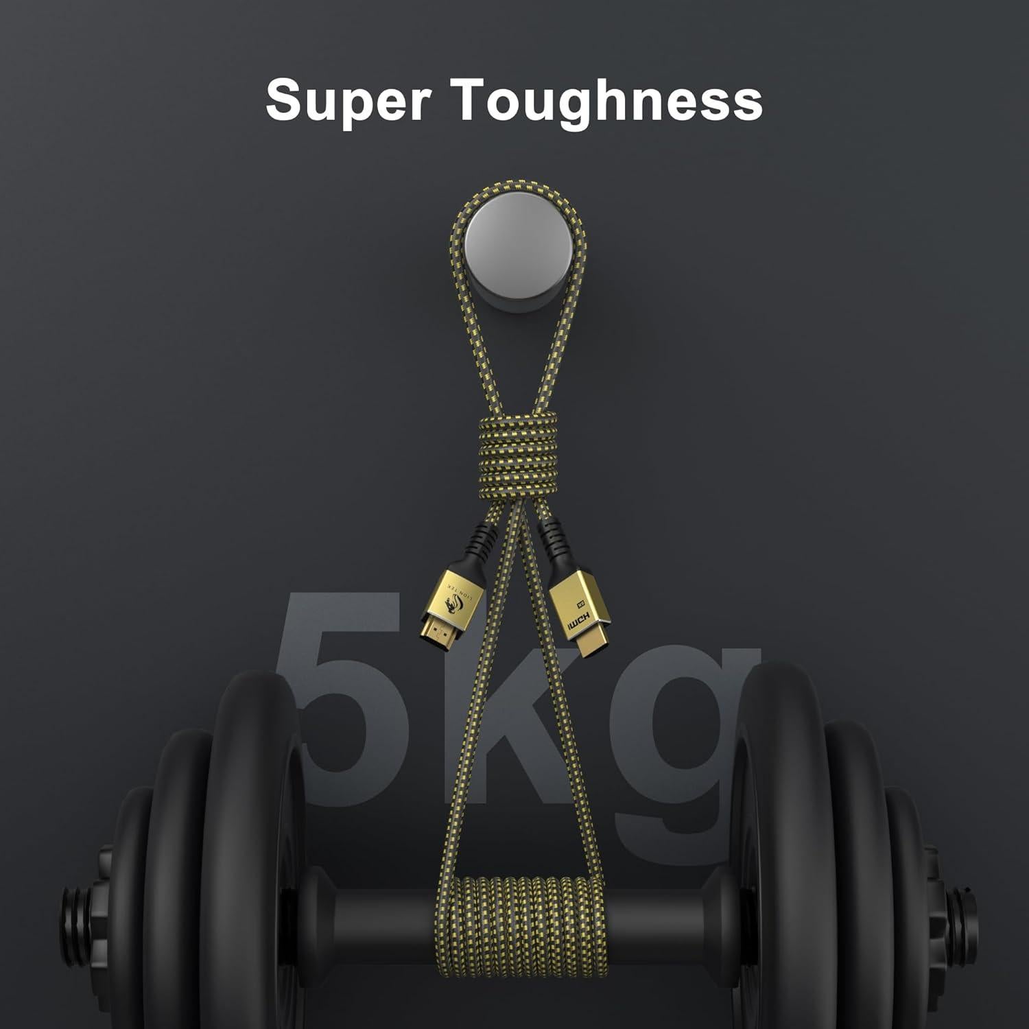 Cable HDMI 2.1 LIONWEI 8K 1.2m Ultra Alta Velocidad 48Gbps