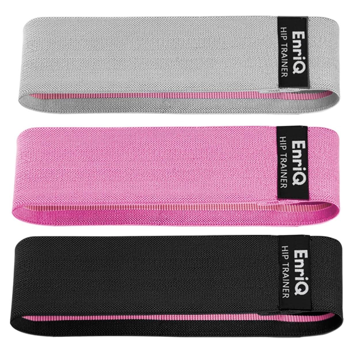 Bandas de Resistencia EnriQ para Glúteos y Piernas - 3 Niveles