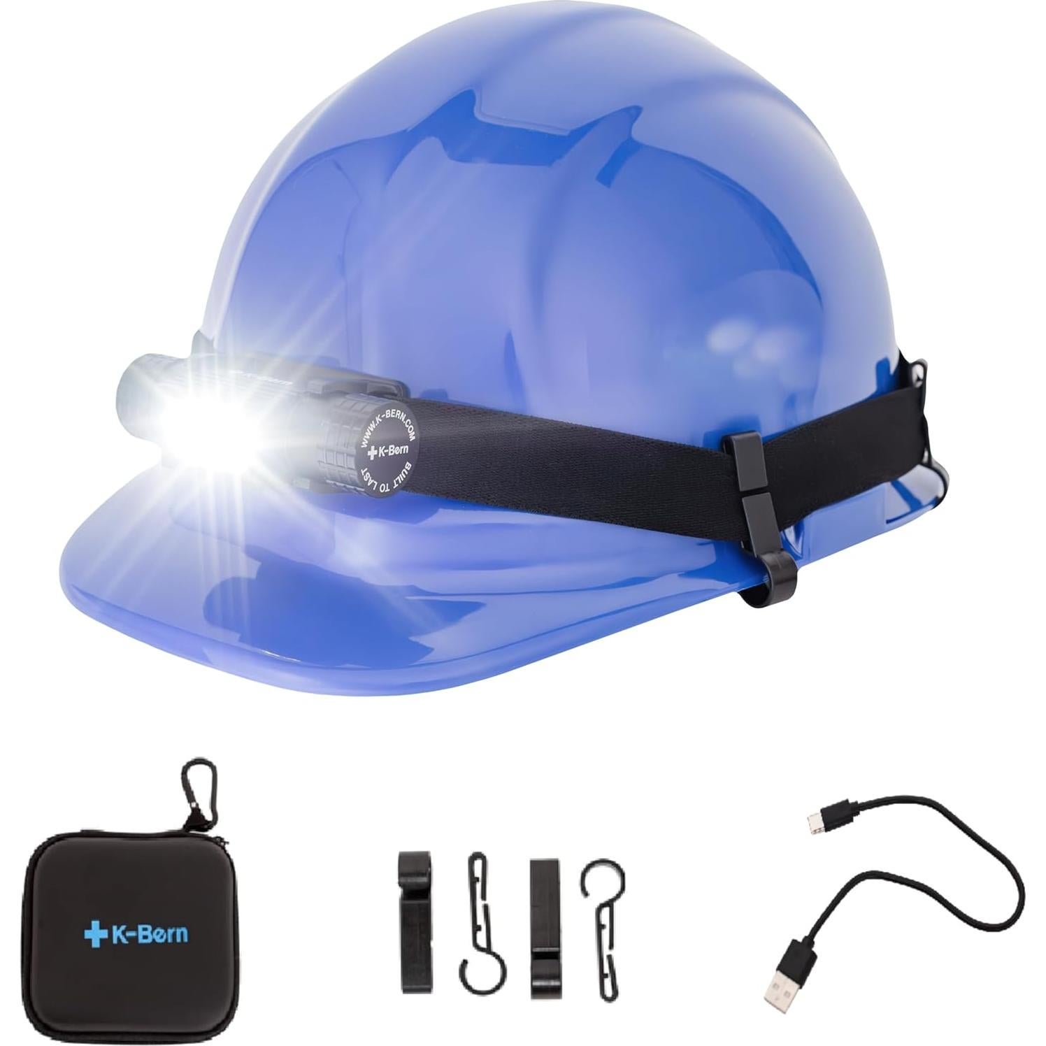 Linterna Frontal K-Bern 1850 Lúmenes Recargable IP66