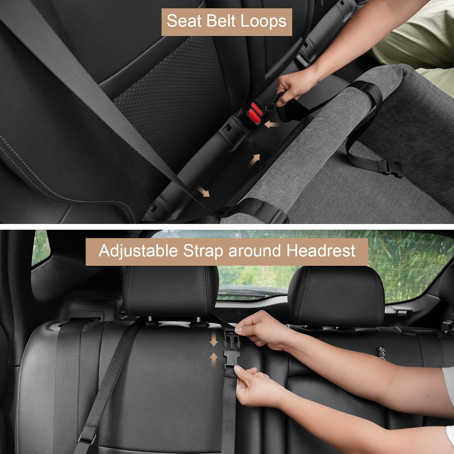 Asiento de Coche para Perros PAWBOSE Mediano 0-13.6kg Gris