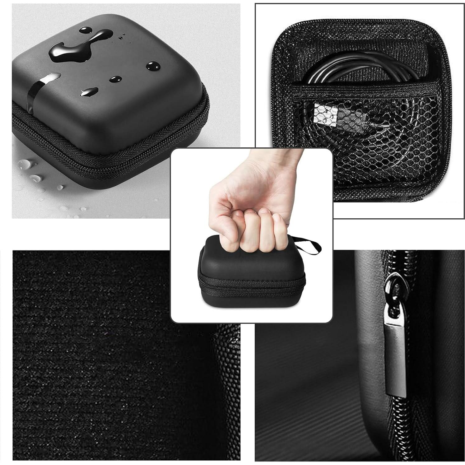 Funda Organizador de Cargador Mini Impermeable Negra